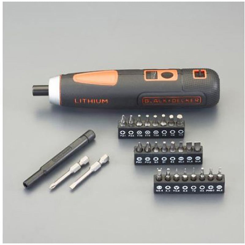 EA813WB-2 DC 3.6V ドライバードリル 充電式/プッシュ式 1個 エスコ 【通販モノタロウ】