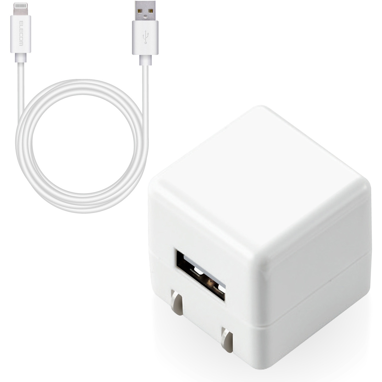 MPA-ACL05WH iPhone充電器 iPad充電器 Lightning AC ケーブル同梱
