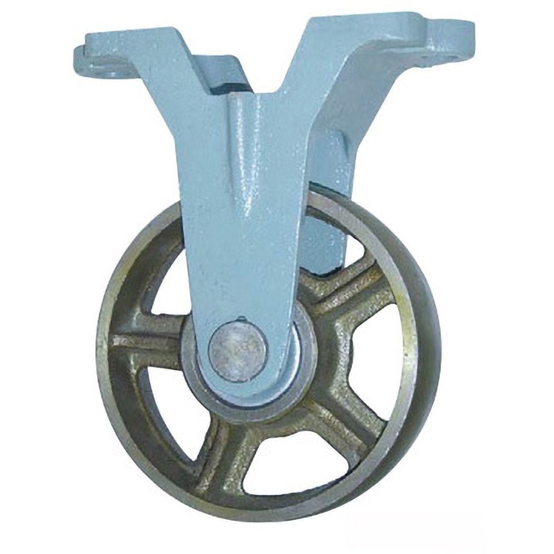 CB-K-180 鋳鉄車輪 ベアリング付き 固定金具付き ヨドノ 車輪径180mm