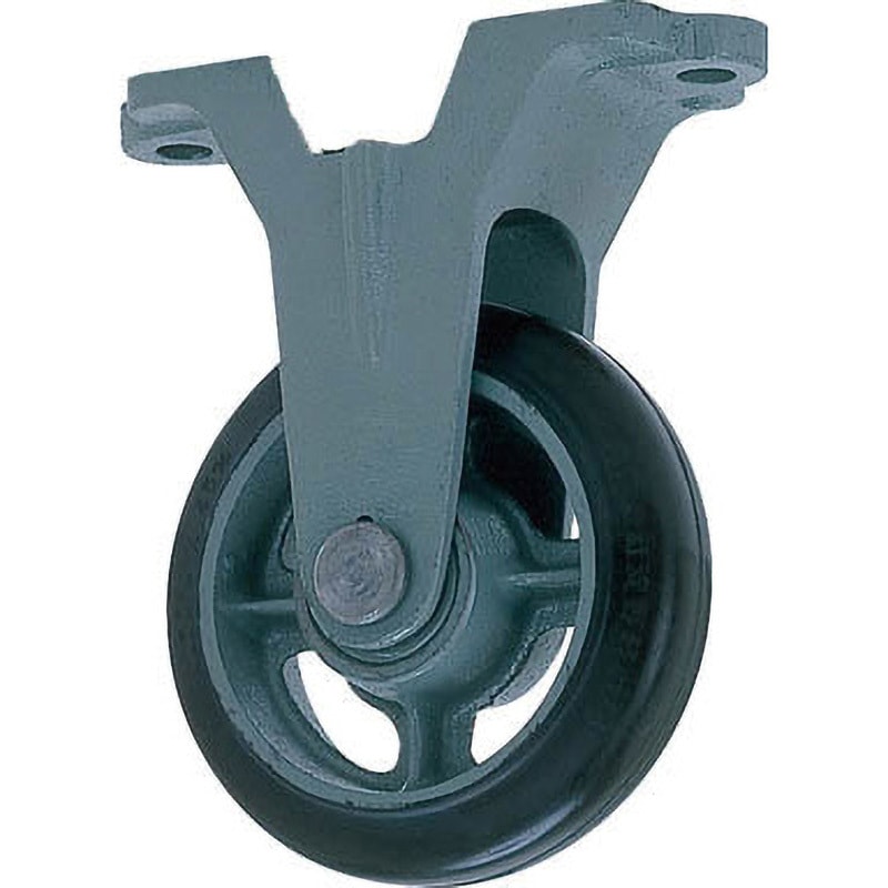 CRSB-K-150-H 耐熱ゴム車輪 ベアリング付き 固定金具付き ヨドノ 車輪径150mm  CRSB-K-150-H