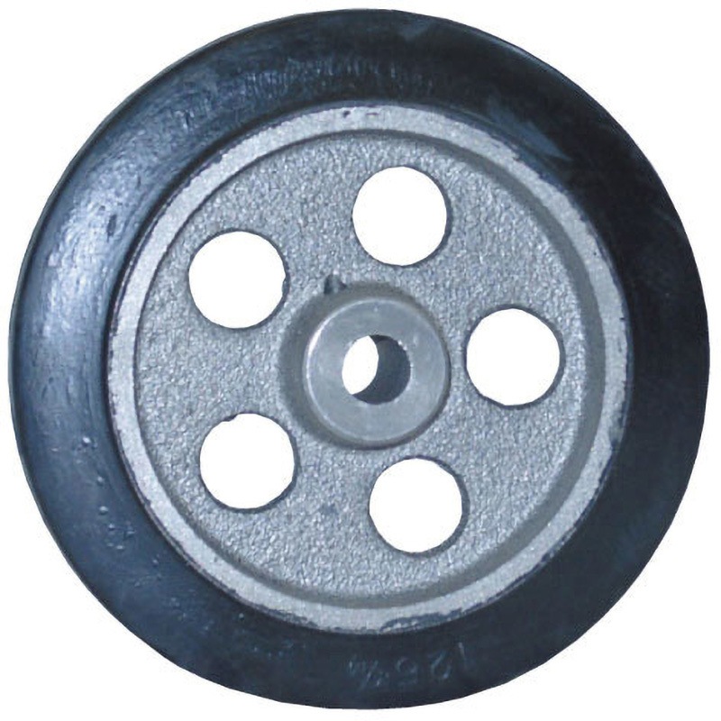 LB-250 軽量用ゴム車輪 ペアリング入り 車輪のみ ヨドノ ベアリング6204 車輪径250mm