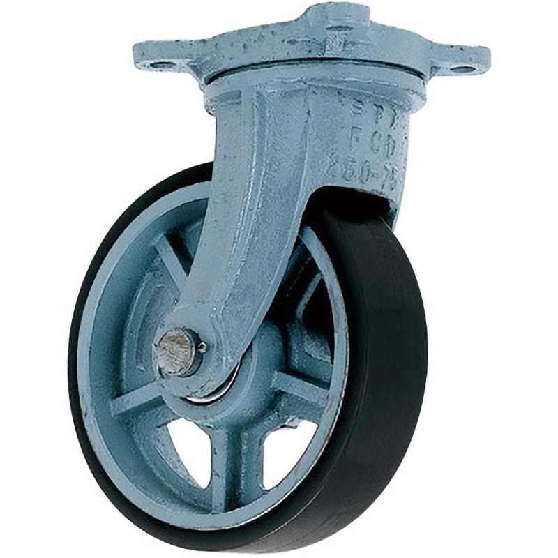 CRHB-g-130×65-O 重荷重用ゴム車輪(耐油仕様)自在金具付き 1個 ヨドノ 【通販モノタロウ】 13,075円