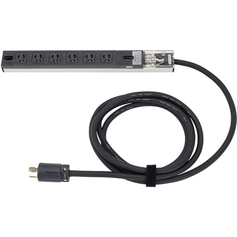 コンセントバー 100V 20A 6口 コンパクトタイプ W28.5×H403×D44mm 1本 大和電器 【通販モノタロウ】 15,584円