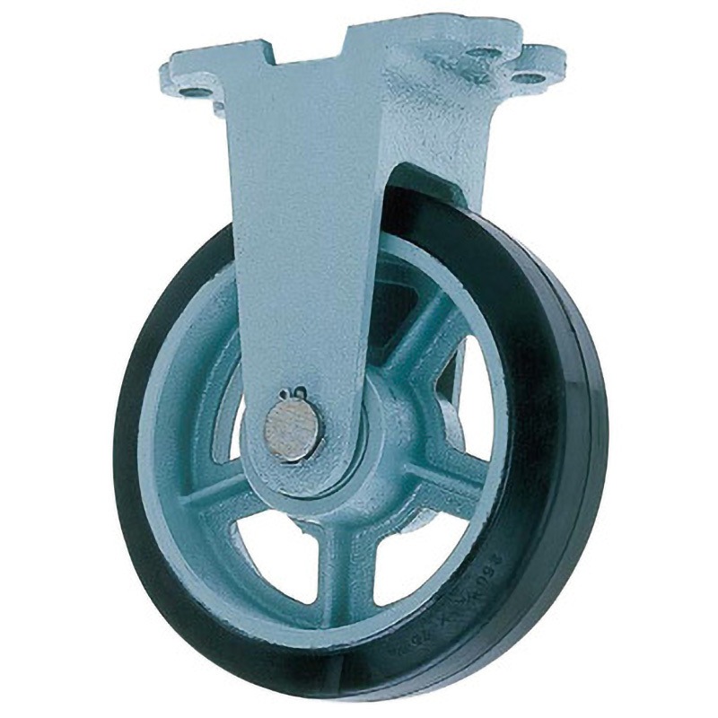 CRHB-k-410×75-O 重荷重用ゴム車輪(耐油仕様)固定金具付き 1個 ヨドノ 【通販モノタロウ】