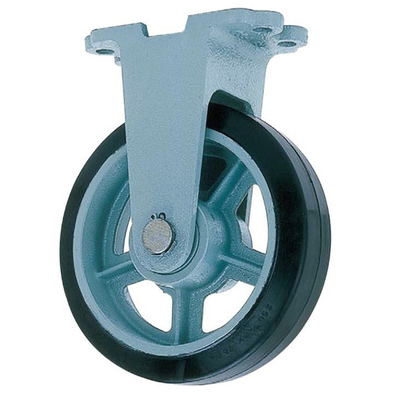 CRHB-k-200×65-H 重荷重用ゴム車輪(耐熱仕様)固定金具付き 1個 ヨドノ 【通販モノタロウ】