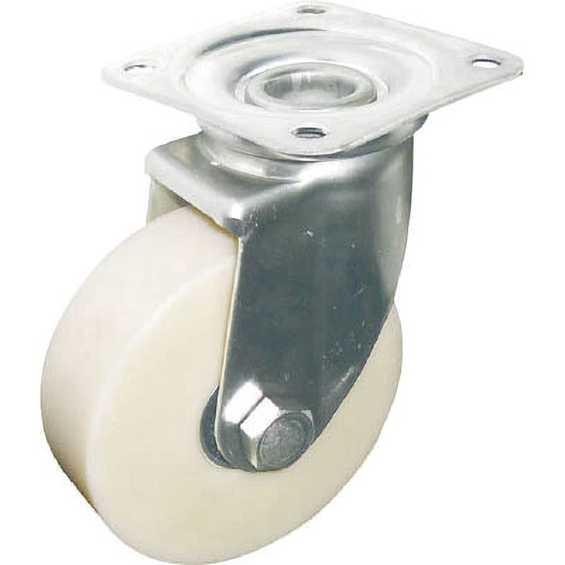 EMC-J-AS -100 帯電防止MCナイロンキャスター 自在金具付き ヨドノ 許容荷重200kg 取付高144mm  EMC-J-AS -100