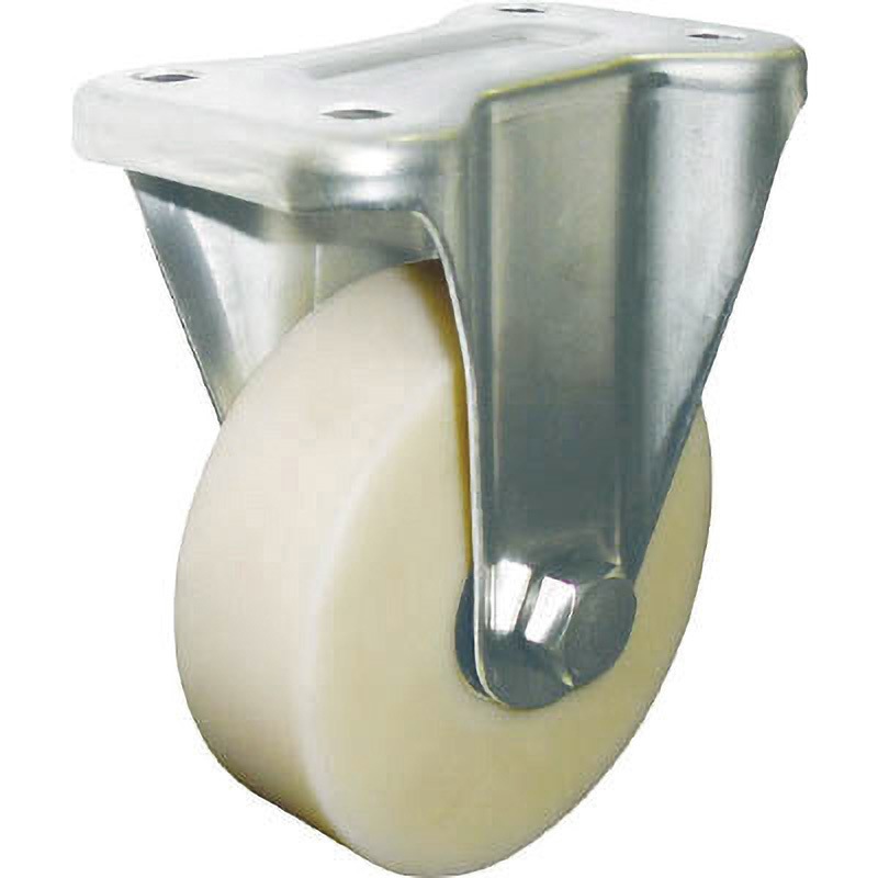 EMC-K-AS -100 帯電防止MCナイロンキャスター 固定金具付き ヨドノ 車輪径100mm車輪幅34mm  EMC-K-AS -100