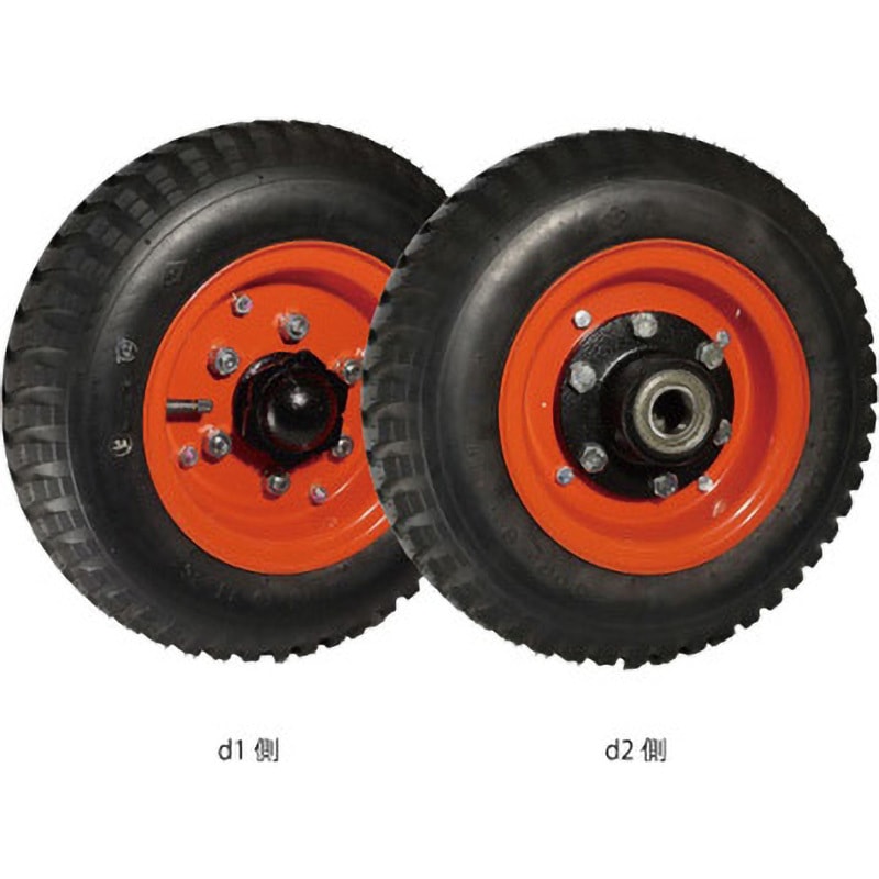 ID5.00-8 重荷重用空気入りタイヤ 車輪 ヨドノ 車輪径472mm車輪幅139mm