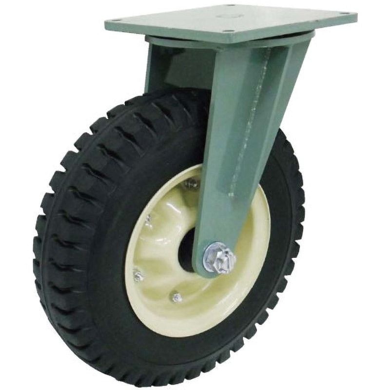 UC5.00-9WJ ユニークタイヤ 自在金具付き ヨドノ 許容荷重1225kg 取付高570.5mm