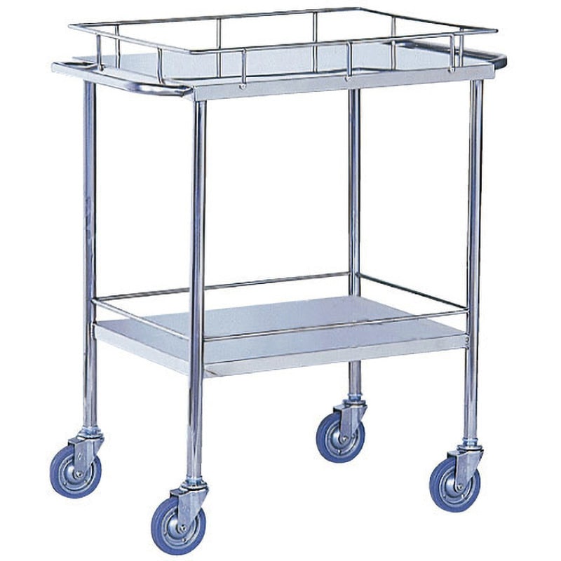 NSH-51 回診車 金沢車輌 ゴムキャスター自在×4個 高さ800mm間口750mm奥行450mm  NSH-51