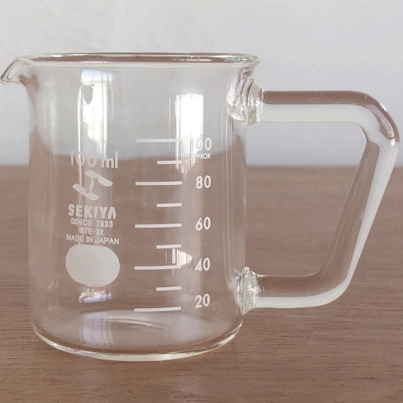 取っ手付きビーカー リカシツ 100mL 1個 - 【通販モノタロウ】