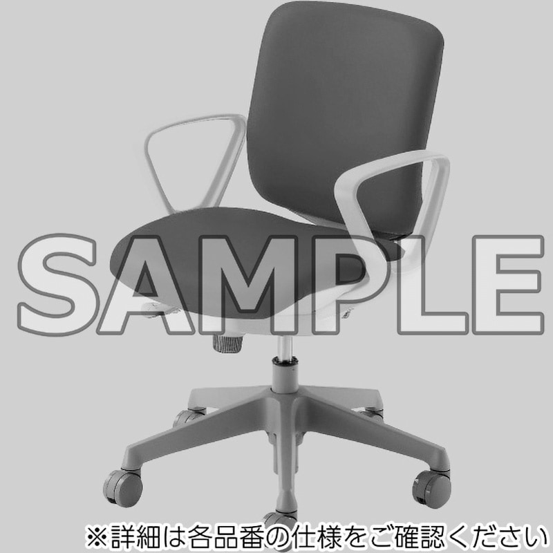 CN43GR PB24 CG-Rチェア ローバック固定肘 ミディアムグレー