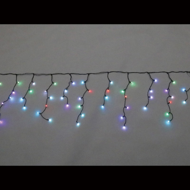 SJ-EA20-0506FL LEDアイスクルカーテン DENSAN(デンサン/ジェフコム) 長さ5m  SJ-EA20-0506FL