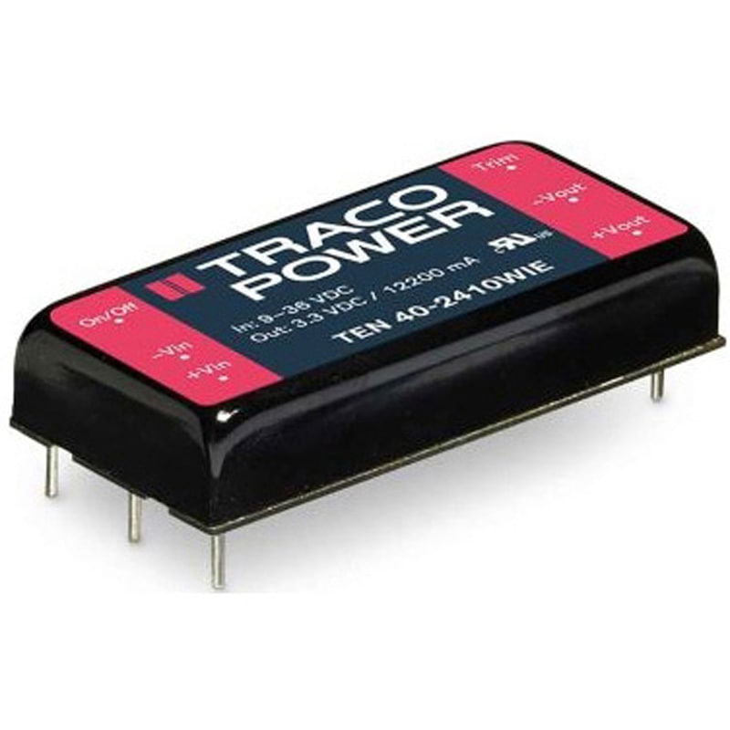 TEN 40-2422WIE 絶縁DC-DCコンバータ Vout：±12V dc 9 36 V dc 40W 1個 TRACO POWER 【通販モノタロウ】