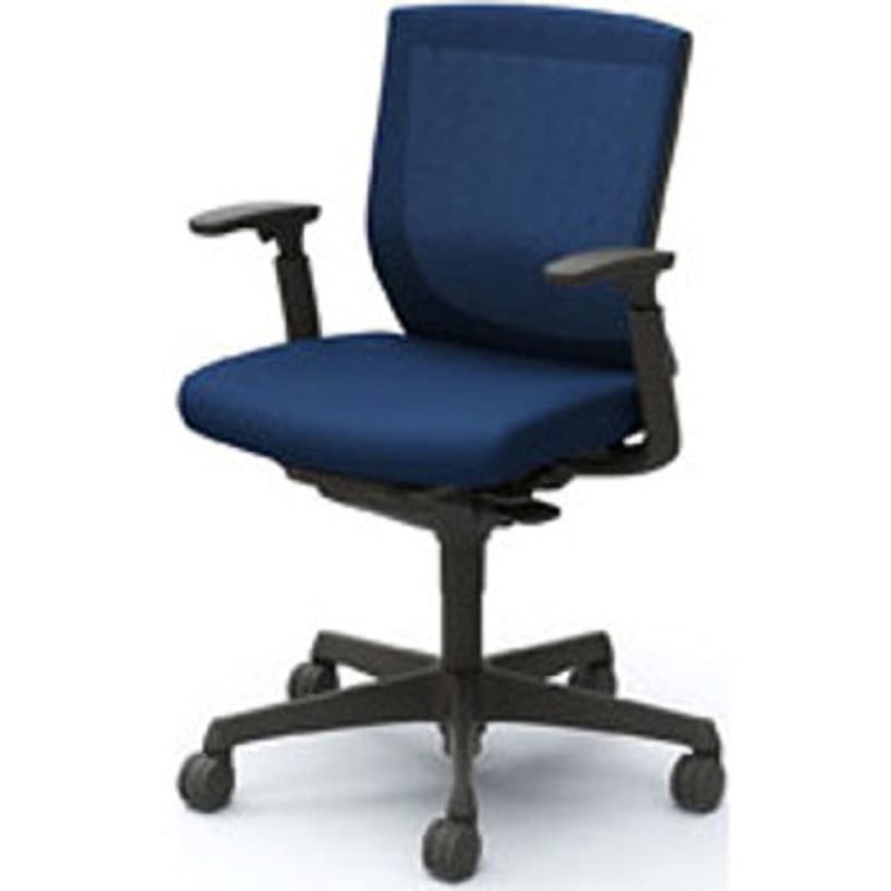 C491XR FHB4 エスクード メッシュ ローバック 可動肘 ブラックシェル