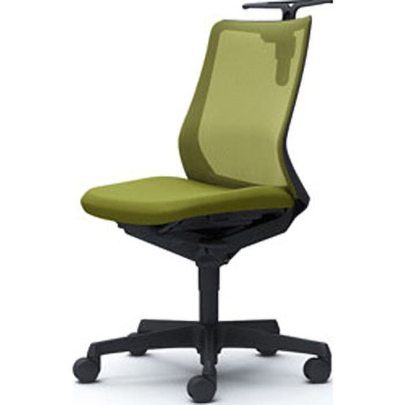 CB32ZR FKB5 フルーエント 肘なし 背メッシュ ローバック ブラックボディ ハンガー付 ランバー無 ナイロンキャスター 1脚 オカムラ(岡村製作所) 【通販モノタロウ】 45,487円