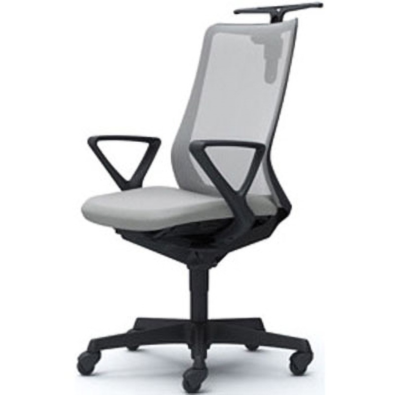 CB46JR FKA3 フルーエント 固定肘 背メッシュ ハイバック  ブラックボディ ハンガー付 ランバー無 ゴムキャスター 1脚 オカムラ(岡村製作所) 【通販モノタロウ】 89,980円