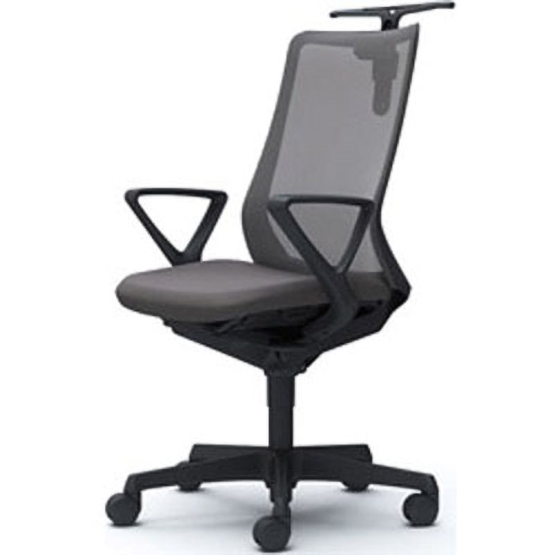CB46ZR FKA2 フルーエント 固定肘 背メッシュ ハイバック  ブラックボディ ハンガー付 ランバー無 ナイロンキャスター 1脚 オカムラ(岡村製作所) 【通販モノタロウ】 89,980円