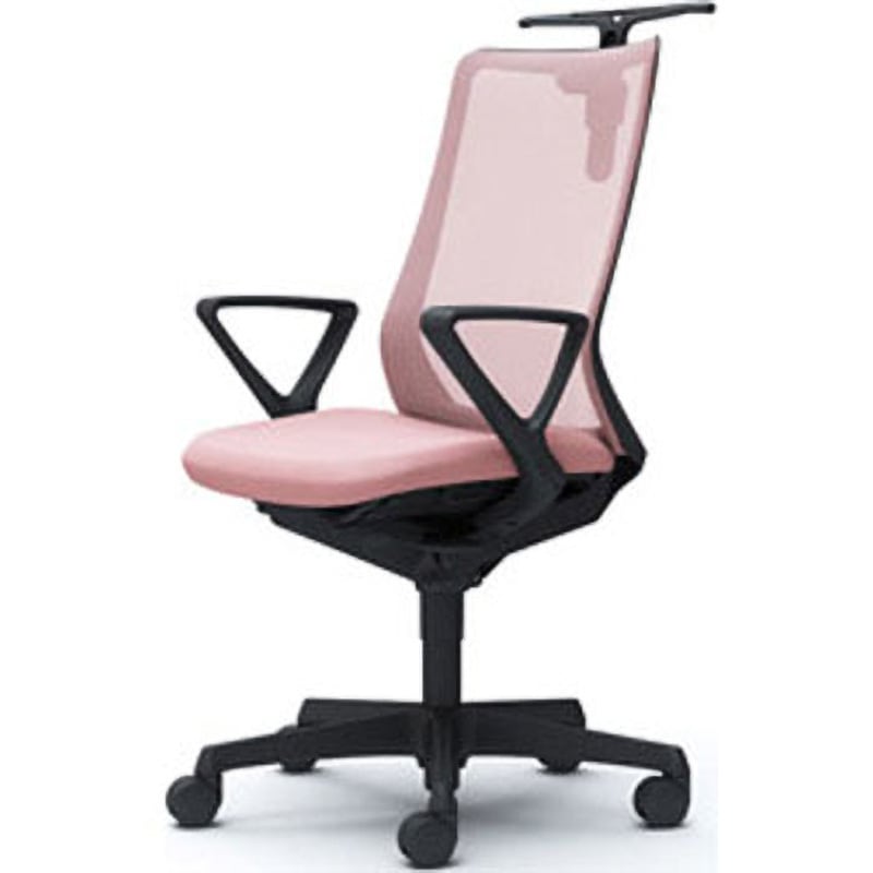 CB46ZR FKA7 フルーエント 固定肘 背メッシュ ハイバック  ブラックボディ ハンガー付 ランバー無 ナイロンキャスター 1脚 オカムラ(岡村製作所) 【通販モノタロウ】 89,980円