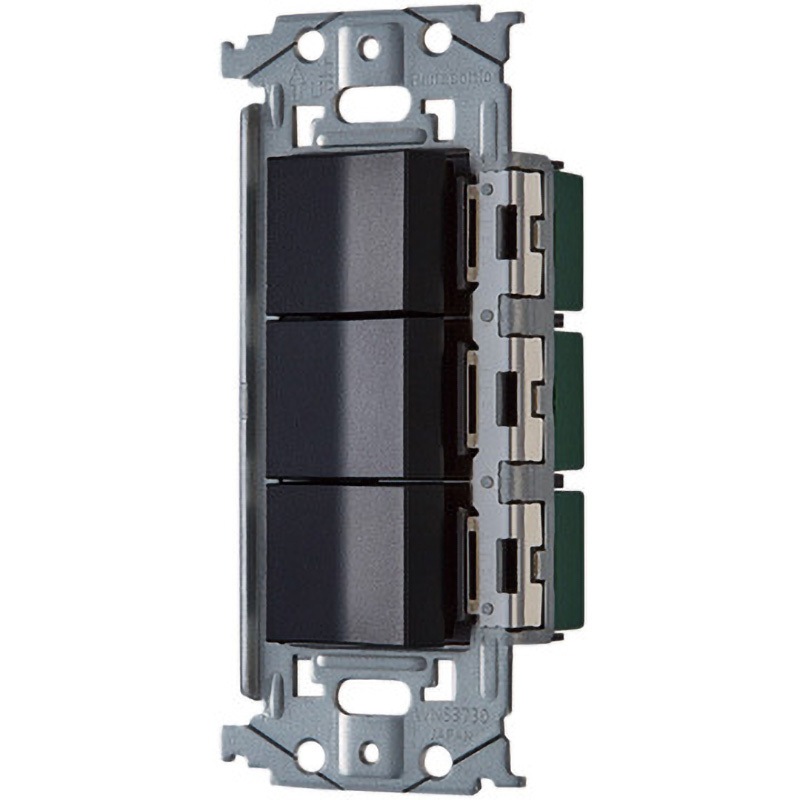 WNSS50444B SO-STYLE マット仕上 取付枠セット品 スイッチE(4路)X3 1セット Panasonic(パナソニック) 【通販モノタロウ】