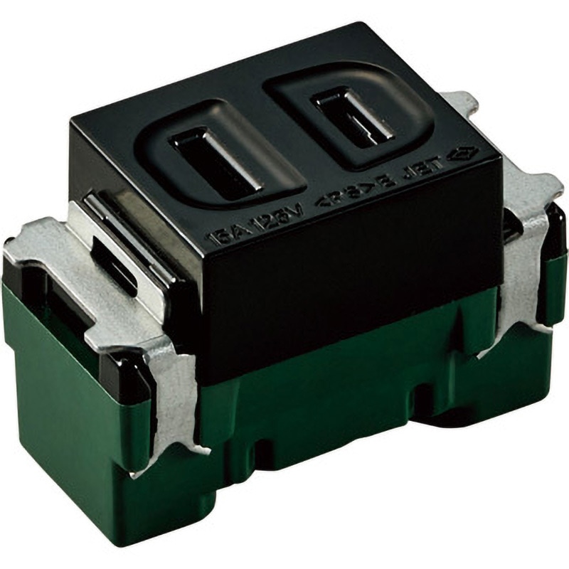 WN1051B 埋込扉付コンセント Panasonic(パナソニック) 15A 125V 平刃