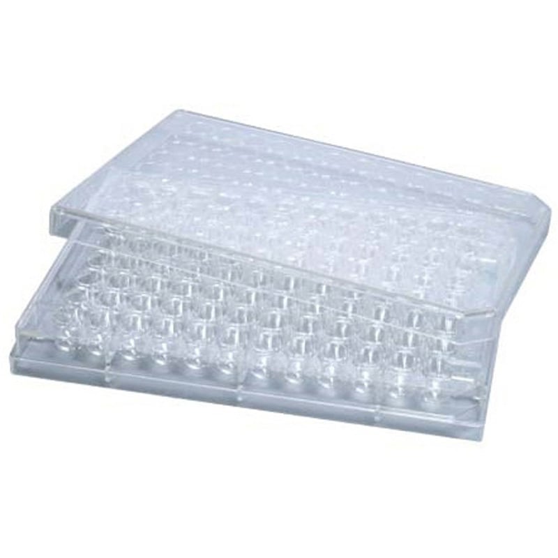 222-8031-01V テストプレート 96well V底 P.S製 フタ付 滅菌済 222-8031-01Vシリーズ 1セット(4個×100枚) EVER GREEN 【通販モノタロウ】
