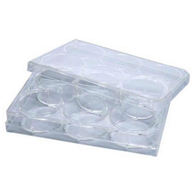 222-8048-01F テストプレート 6well 平底 P.S製 フタ付 222-8048-01Fシリーズ 1セット(4個×100枚) EVER GREEN 【通販モノタロウ】 176,600円