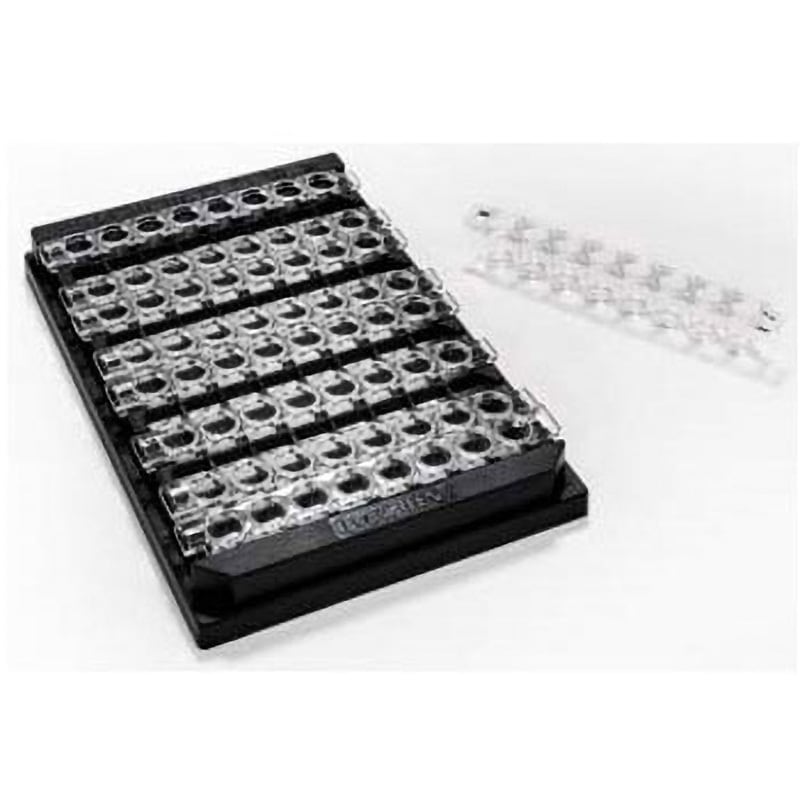 333-8057-01F テストプレート 96well 平底 P.S製 ストリップウェル 滅菌済 細胞培養用 333-8057-01Fシリーズ 1セット(4個×50枚) EVER GREEN 【通販モノタロウ】