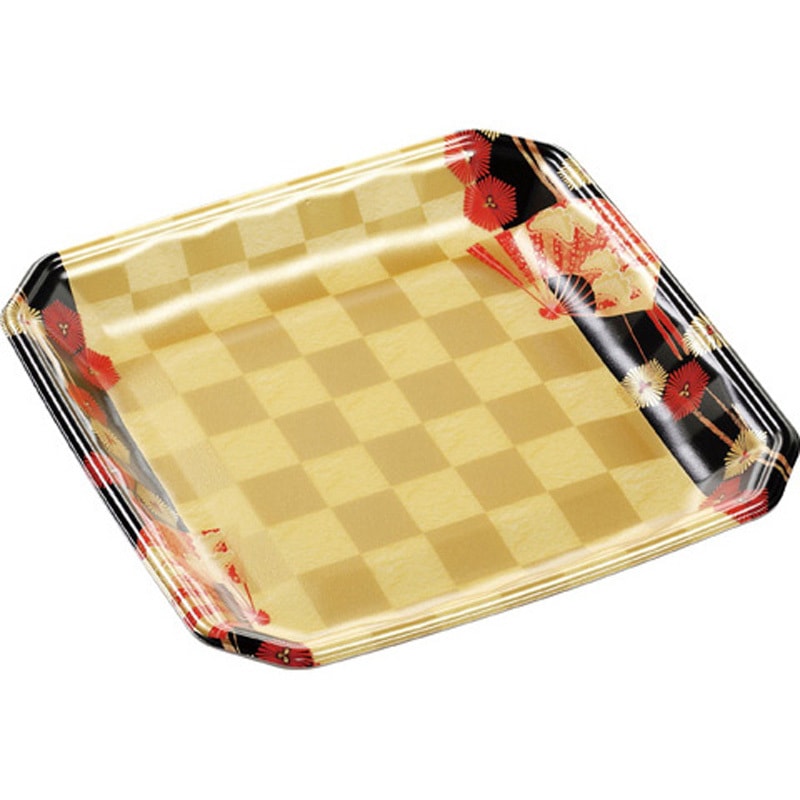 24-24(30平 扇市松金 メガプレート 1ケース(100枚×6袋) エフピコ 【通販モノタロウ】