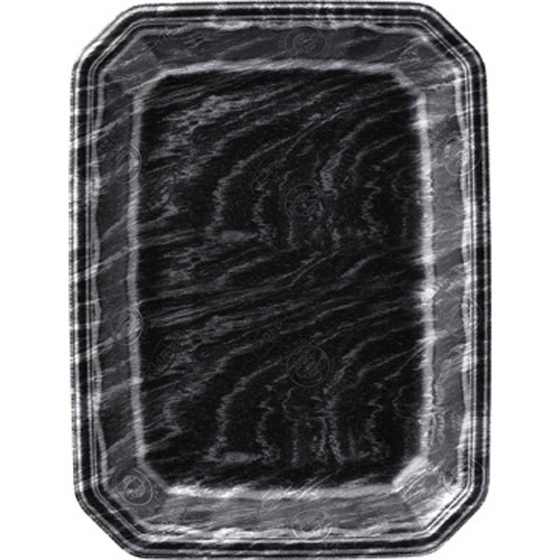 20-26(30平エコ黒木銀 メガプレート 1ケース(100枚×8袋) エフピコ 【通販モノタロウ】