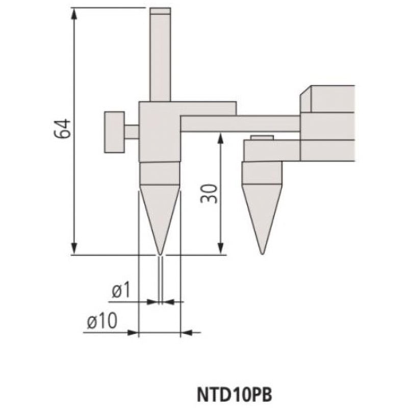 デジマチックバックジョウ穴ピッチノギス Mitutoyo(ミツトヨ) 特殊用途