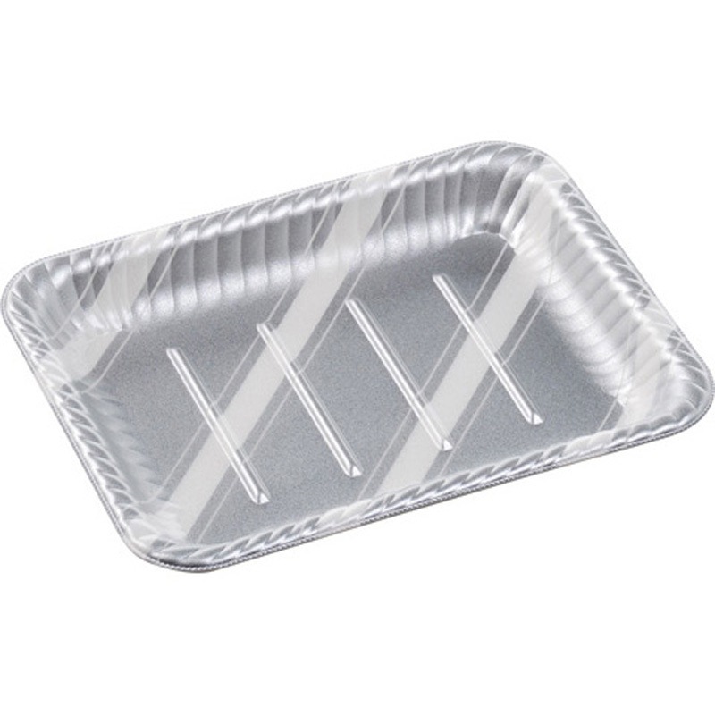 25-19 スラン銀 MFPティアラ角皿 1ケース(50枚×12袋) エフピコ 【通販モノタロウ】