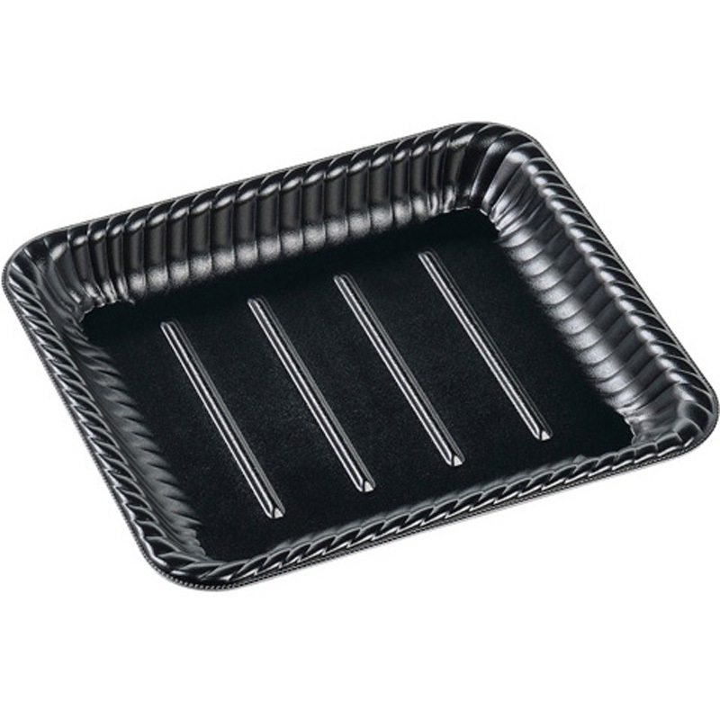 25-22 D黒W MFPティアラ角皿 本体 1ケース(50枚×12袋) エフピコ 【通販モノタロウ】