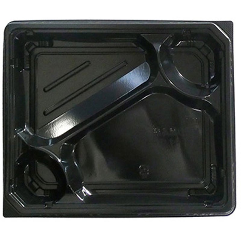 24-19-1 黒 MSD穂高重 1ケース(50枚×12袋) エフピコ 【通販モノタロウ】