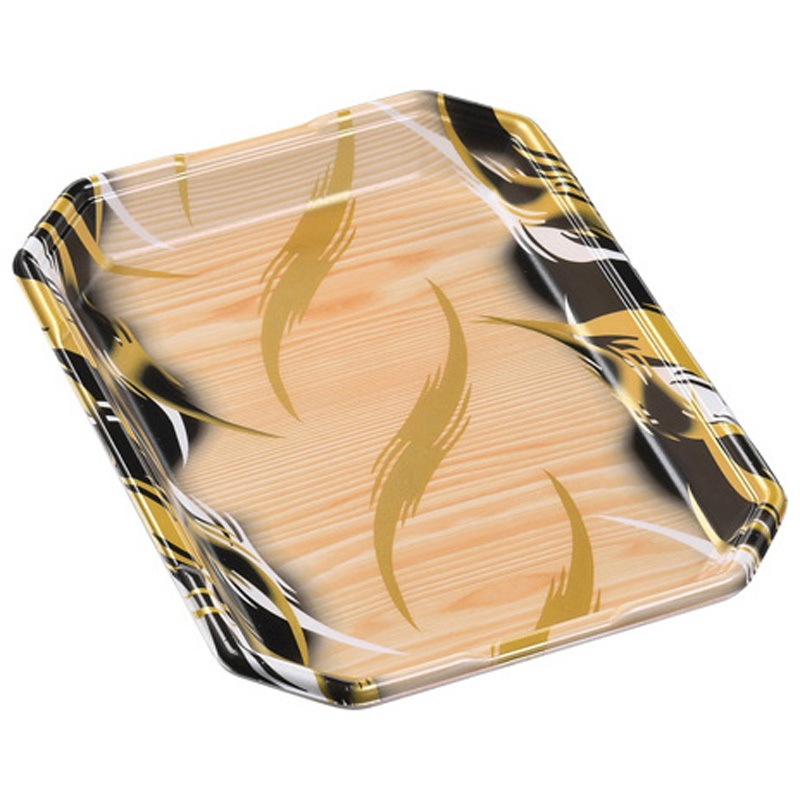 長3.5人浅LS 風紋木目黒 しゃぶしゃぶ 1ケース(50枚×12袋) エフピコ 【通販モノタロウ】