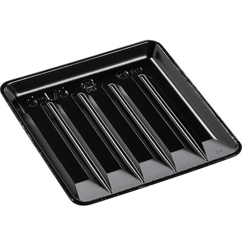 5-175 黒(B) (福) シシャモ 1ケース(100枚×12袋) エフピコ 【通販モノタロウ】