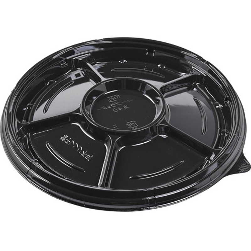 丸40 黒 シャトープラッター本体 1ケース(10枚×15袋) エフピコ 【通販モノタロウ】