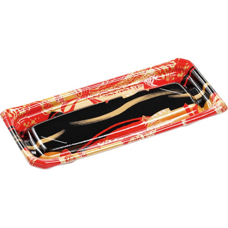 1-5 帯流れ赤 Uステージ 本体 1ケース(50枚×16袋) エフピコ 【通販モノタロウ】