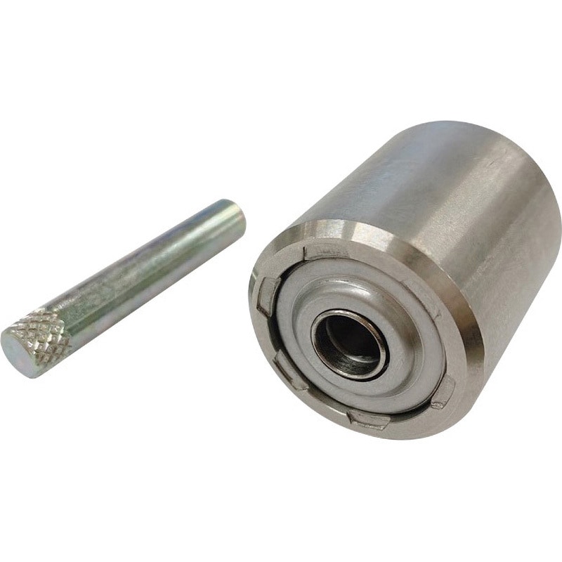 LSF-8 ライトスライダー フラットタイプ用走行ローラーW(SUS・シャフト