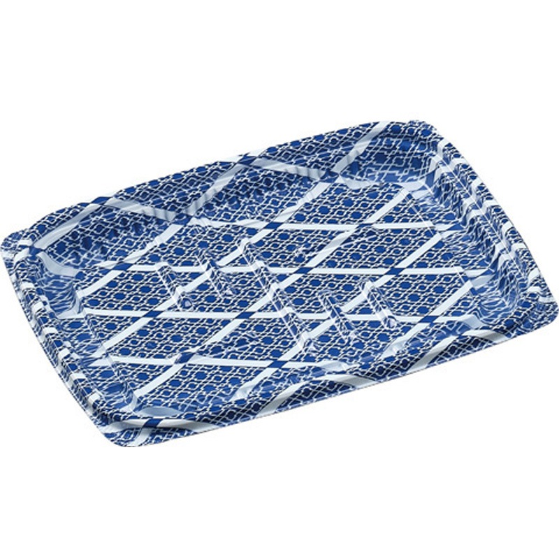 18-13(17) ひし格子青 MSD惣菜 1ケース(50枚×18袋) エフピコ 【通販モノタロウ】