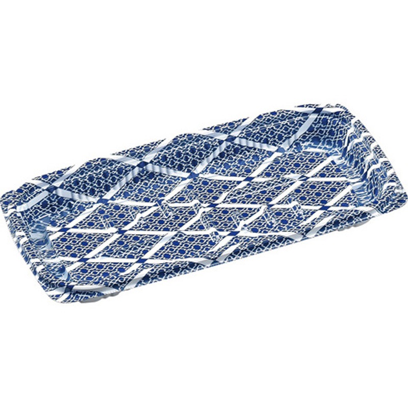 23-11(22) ひし格子青 MSD惣菜 1ケース(50枚×18袋) エフピコ 【通販モノタロウ】