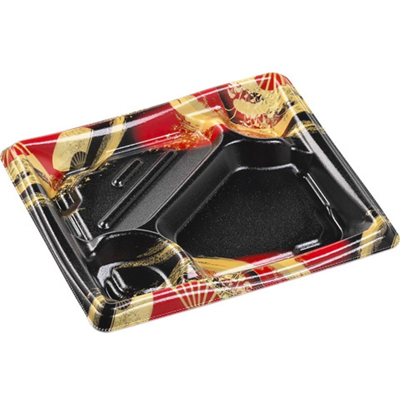 22-20-1 晴れ着赤 MFP彩風膳 本体 1ケース(50枚×18袋) エフピコ 【通販モノタロウ】