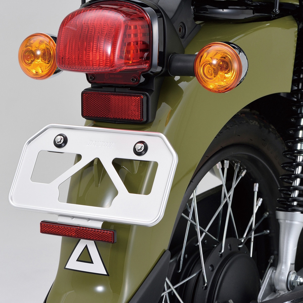 デイトナ 軽量ナンバープレートホルダー グリーン 99666 DAYTONA 17663