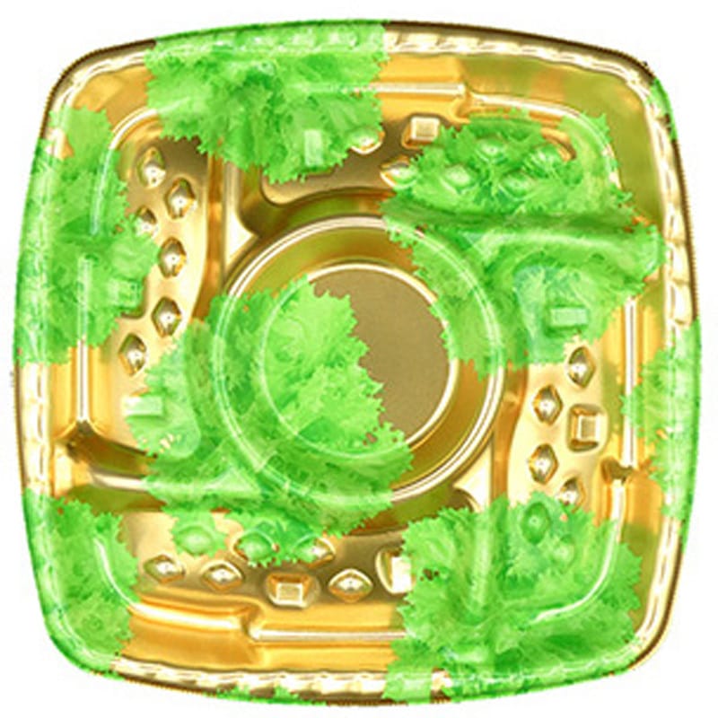 角30R 金リーフ シェルトプラッター 本体 1ケース(10枚×20袋) エフピコ 【通販モノタロウ】