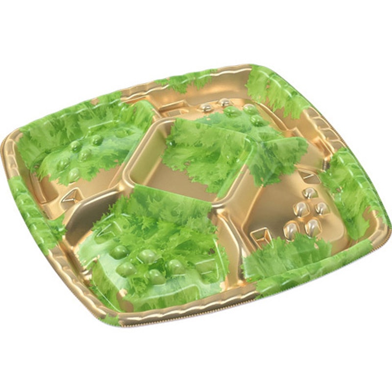 角30 金リーフ シェルトプラッター 本体 1ケース(10枚×20袋) エフピコ 【通販モノタロウ】