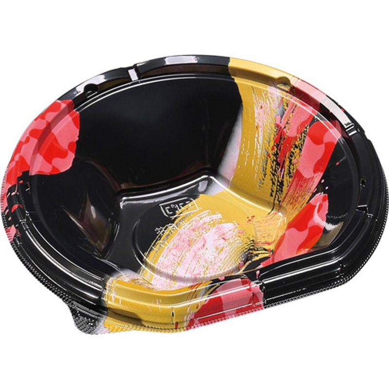 16-15(40) 風雷赤 MSD半月丼 1ケース(50枚×24袋) エフピコ 【通販モノタロウ】