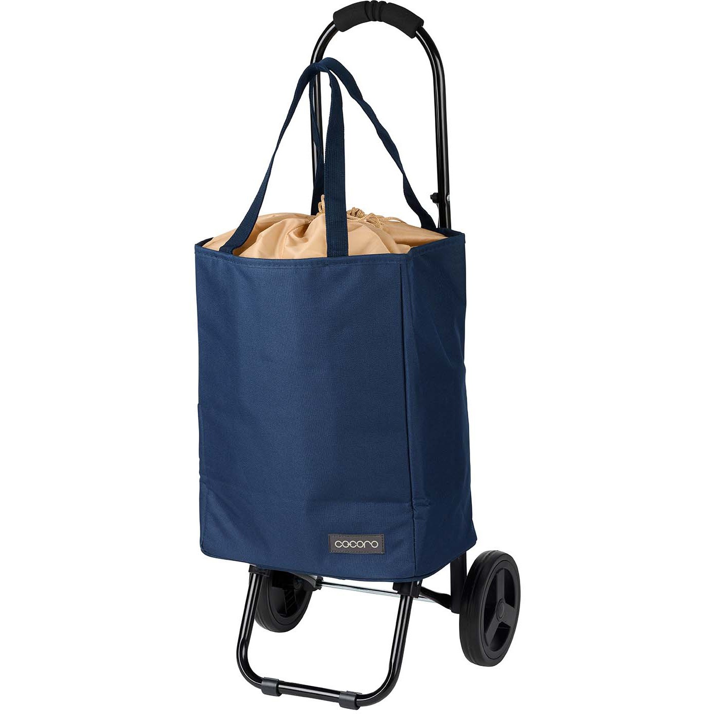 550717 ショッピングカート TOTE(トート) 保温 保冷 22L COCORO ネイビー色