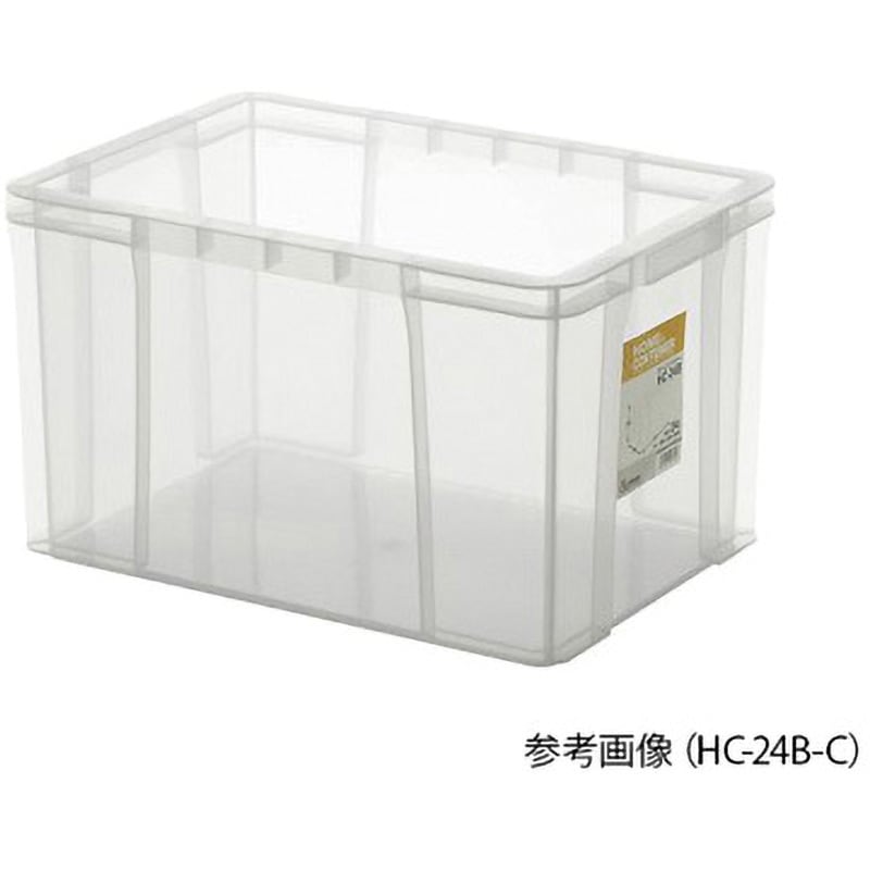 HC-44B モジュールコンテナー タイプA HCシリーズ リス クリアー色 タイプB 容量44.3L 寸法614×432×215mm 1セット(18個) HC-44B