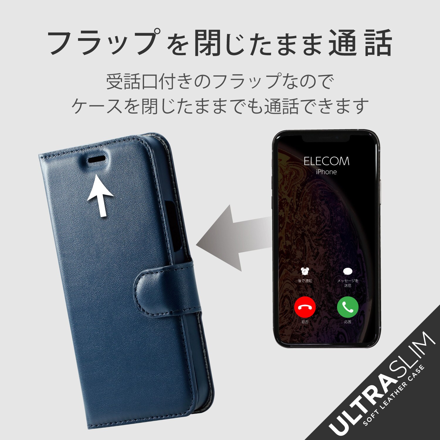 Pm 0aplfupvnv Iphone12 Mini ケース カバー レザー 手帳 フラップ 薄型 軽量 カードポケット マグネット スタンド エレコム 対応機種 Iphone 12 Mini ネイビー Pm 0aplfupvnv 通販モノタロウ