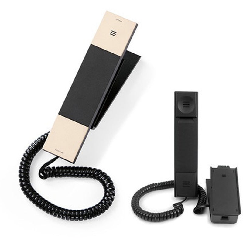 JJN010043 HT20-No Dial Telephone JACOB JENSEN シャンパンゴールド色   JJN010043